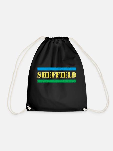 Sheffield - Drawstring Bag - black