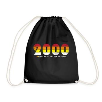 Millésime 2000 - L’année de la légende - Rétro 24 - Sac de sport léger - noir - Devant