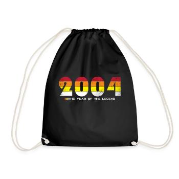 Millésime 2004 - L’année de la légende - Rétro 20 - Sac de sport léger - noir - Devant
