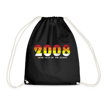 Millésime 2008 - L’année de la légende - Rétro 16 - Sac de sport léger - noir - Devant