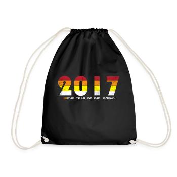 Millésime 2017 - L’année de la légende - Rétro 7 - Sac de sport léger - noir - Devant