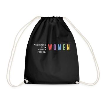 Frauentag - Turnbeutel - Schwarz - Vorne