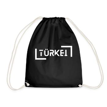 Türkei - Turnbeutel - Schwarz - Vorne