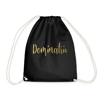 Dominatrice Dominatrice BDSM - Sac de sport léger - noir - Devant