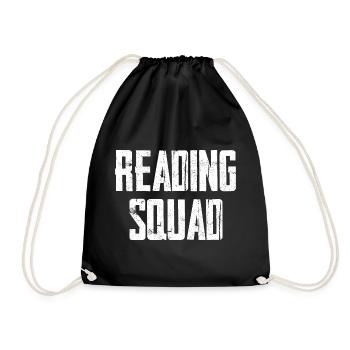 Reading Squad - Turnbeutel - Schwarz - Vorne