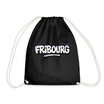 Fribourg Ultra - Drawstring Bag - black - Front