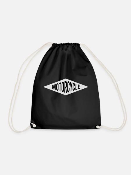 2541614 135257318 Motorrad - Turnbeutel - Schwarz