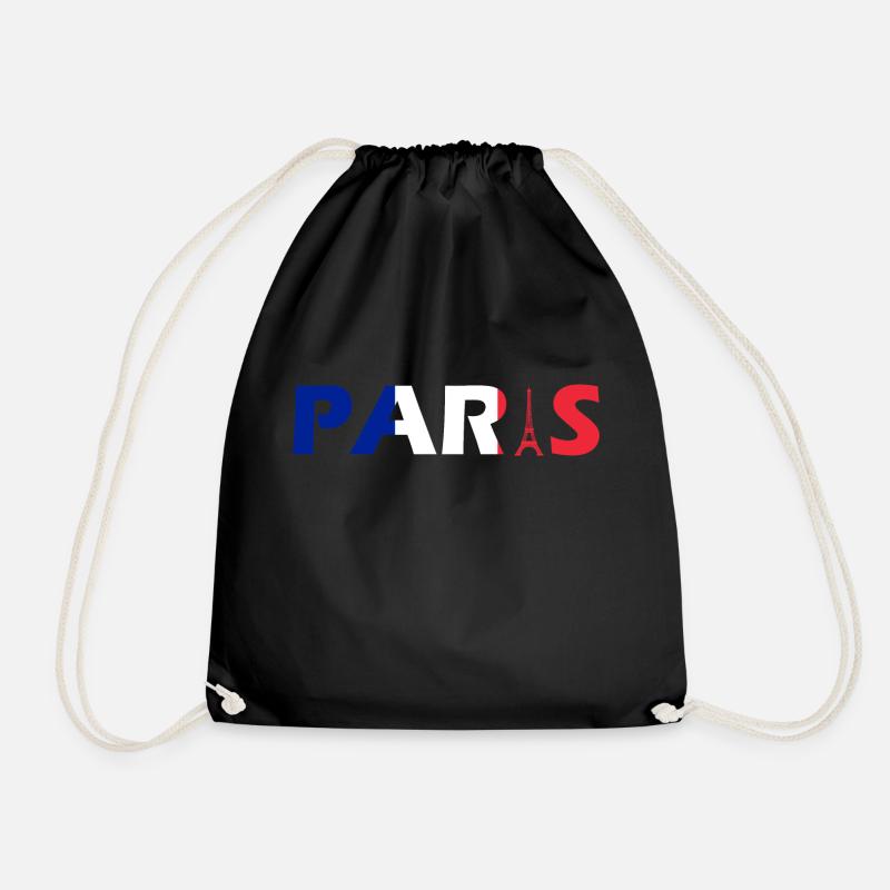 Paris - Turnbeutel - Schwarz