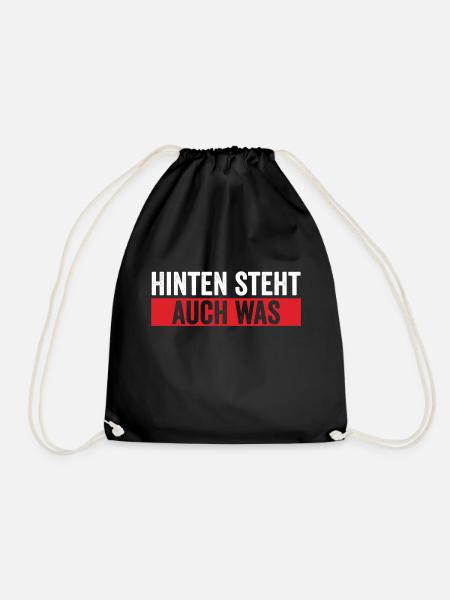 auch as - Turnbeutel - Schwarz