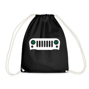 Jeep Irish Shirt - Drawstring Bag - black - Front