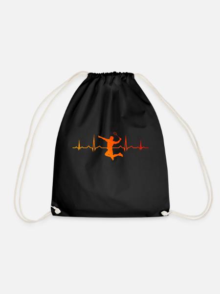 Joueur de badminton masculin Badminton Badminton Badminton - Sac de sport léger - noir