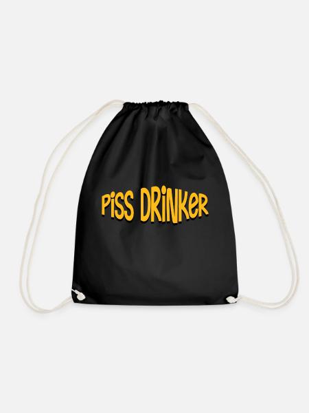 Piss Drinker 22 - Turnbeutel - Schwarz