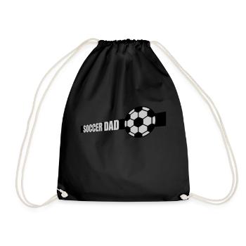 Sport Design Soccer Dad - Drawstring Bag - black - Front