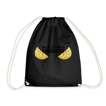 Lemon Design Lemonades Stand Boss Vente de citron - Sac de sport léger - noir - Devant