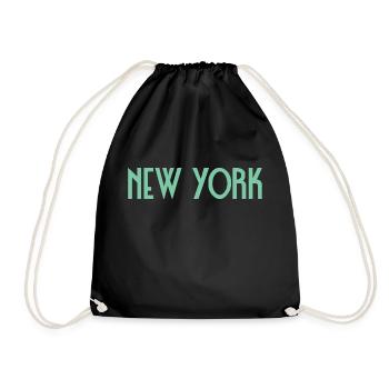 New York - Sac de sport léger - noir - Devant