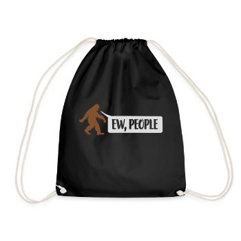 Sasquatch Citation ew people - Sac de sport léger - noir - Devant