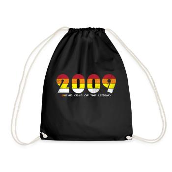 Millésime 2009 - L’Année de la Légende - Rétro 15 - Sac de sport léger - noir - Devant