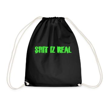 Shitizreal - Turnbeutel - Schwarz - Vorne