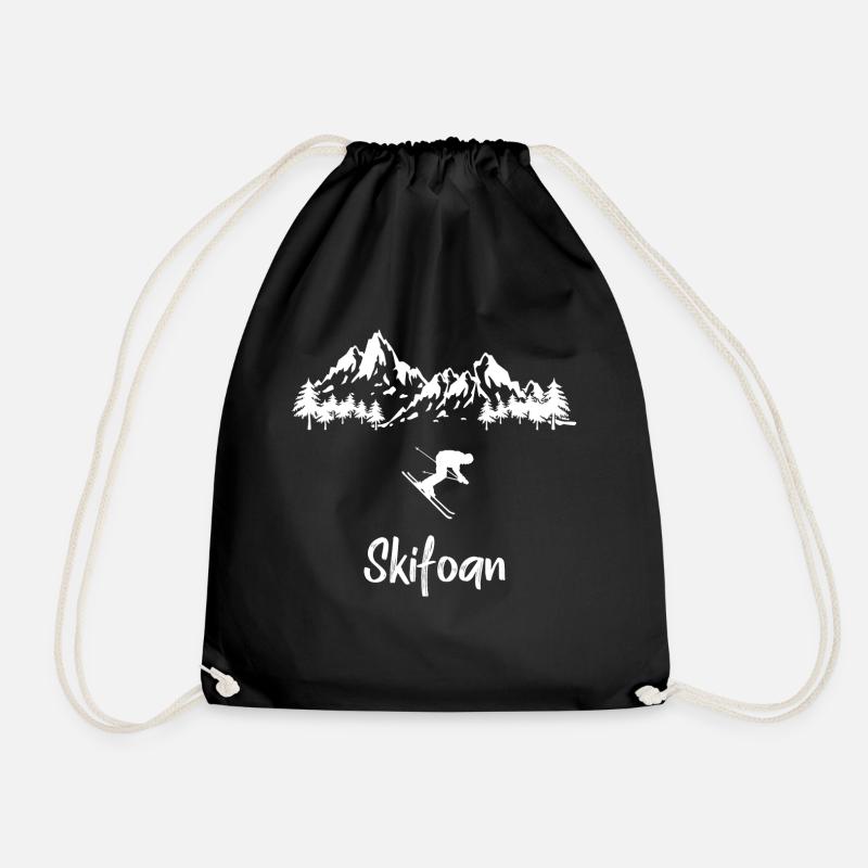 skifoan - Turnbeutel - Schwarz