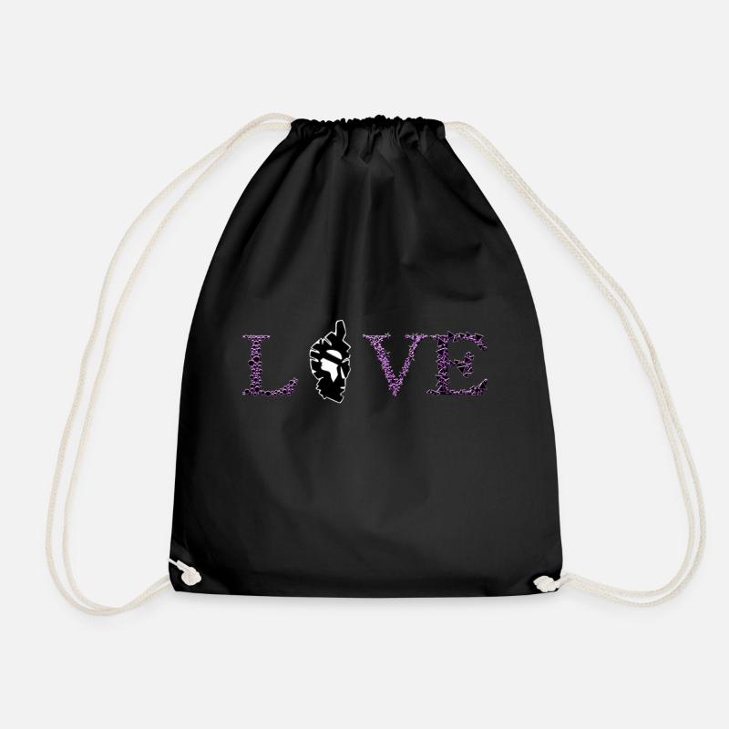 Corsica - Drawstring Bag - black