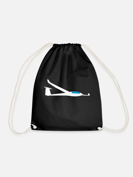 Planeur cadeau cadeau de planeur - Sac de sport léger - noir