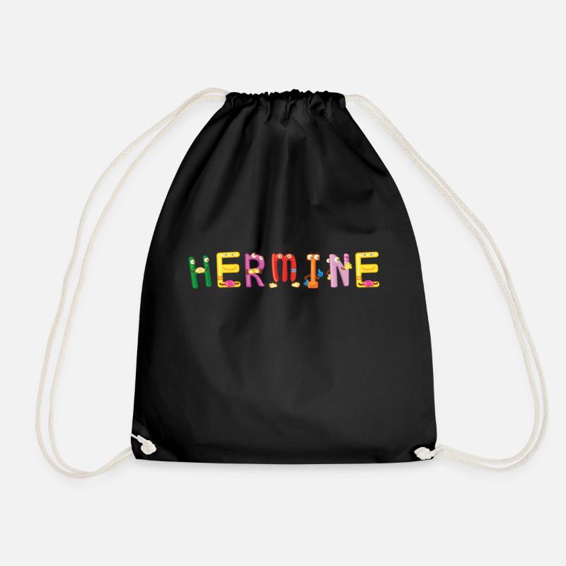 Hermine - Turnbeutel - Schwarz