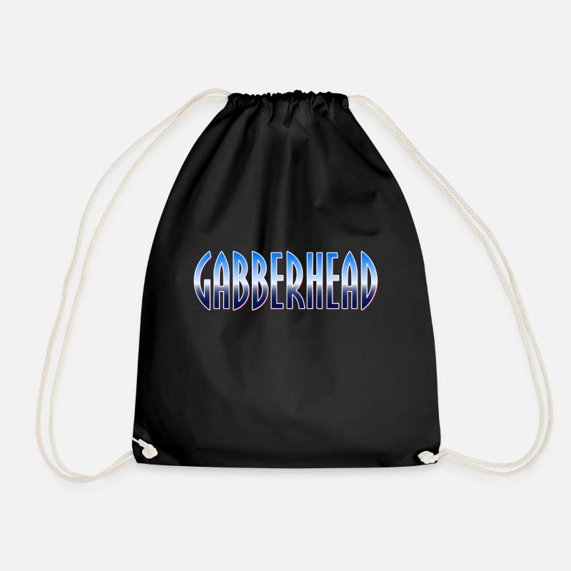 Gabberhead - Turnbeutel - Schwarz