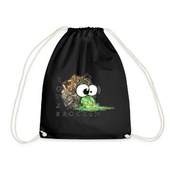 Morceaux de vomi - Sac de sport léger - noir - Devant