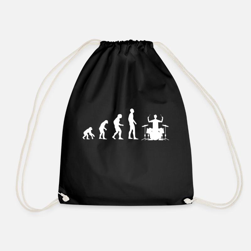 Schlagzeuger Evolution Schlagzeuger Trommelband - Turnbeutel - Schwarz