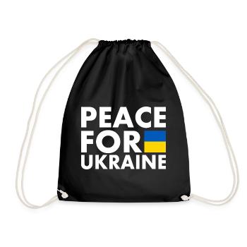 Ukraine - Turnbeutel - Schwarz - Vorne