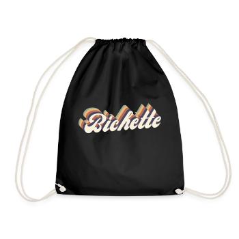 bichette vintage - Sac de sport léger - noir - Devant