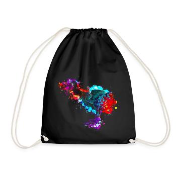 Dodo - An extinct flightless bird - Drawstring Bag - black - Front