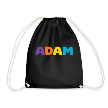 Nom - Adam - Sac de sport léger - noir - Devant