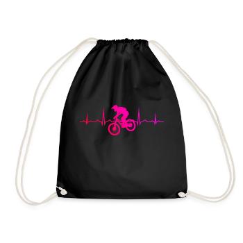 Cyclistes Cyclisme Hommes VTT Vététistes - Sac de sport léger - noir - Devant