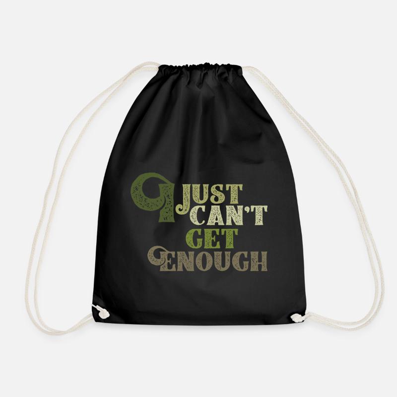 I JUST CANT GET ENOUGH - Turnbeutel - Schwarz
