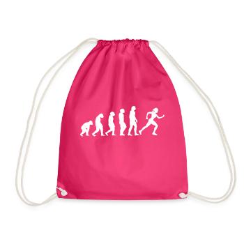 Evolution Running Runner Endurance Development - Drawstring Bag - fuchsia - Front