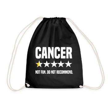 Cancer Rating - Turnbeutel - Schwarz - Vorne