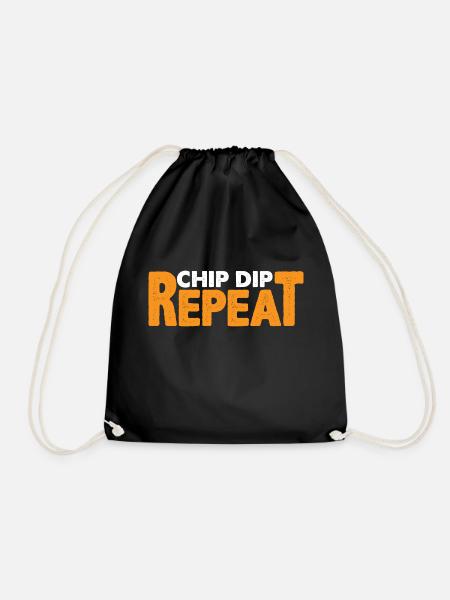 Chip Dip Repeat 13 - Turnbeutel - Schwarz