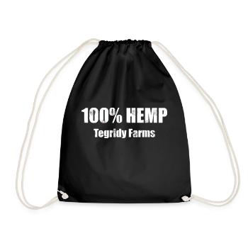 100 HEMP Tegridy Farms T-shirt - Sac de sport léger - noir - Devant