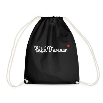 Bébé d'amour - Sac de sport léger - noir - Devant