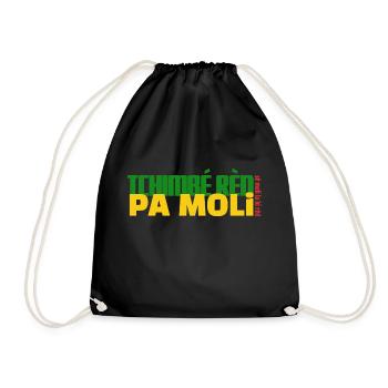 Tchimbé rèd pa moli - Sac de sport léger - noir - Devant