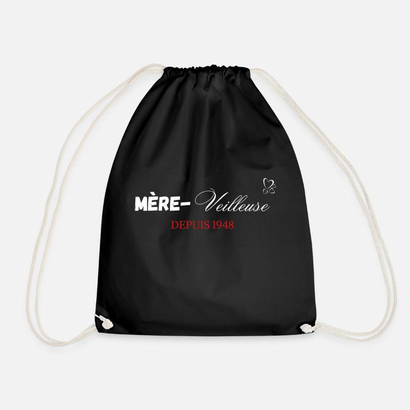 Mère veilleuse depuis 1948 - Sac de sport léger - noir