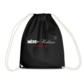 Mère veilleuse depuis 1958 - Sac de sport léger - noir - Devant