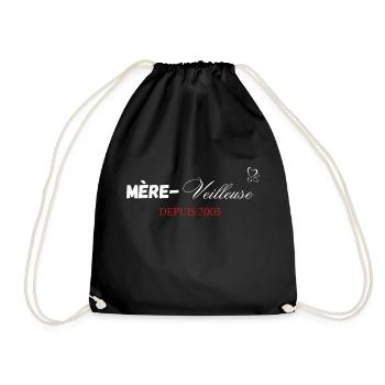 Mère veilleuse depuis 2005 - Sac de sport léger - noir - Devant