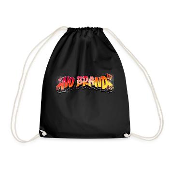 Pas de marque - Graffiti - Sac de sport léger - noir - Devant