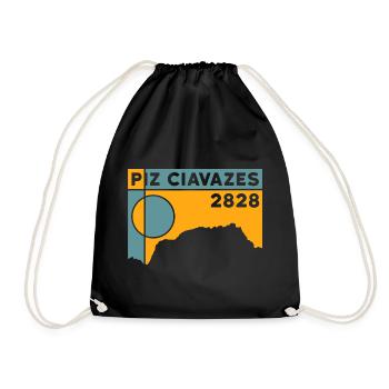 Piz Ciavazes Escalade Randonnée Dolomites Cadeau - Sac de sport léger - noir - Devant