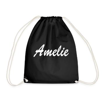 Amelie - Turnbeutel - Schwarz - Vorne