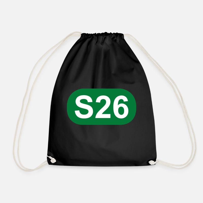 S-Bahn Berlin S26 - Turnbeutel - Schwarz