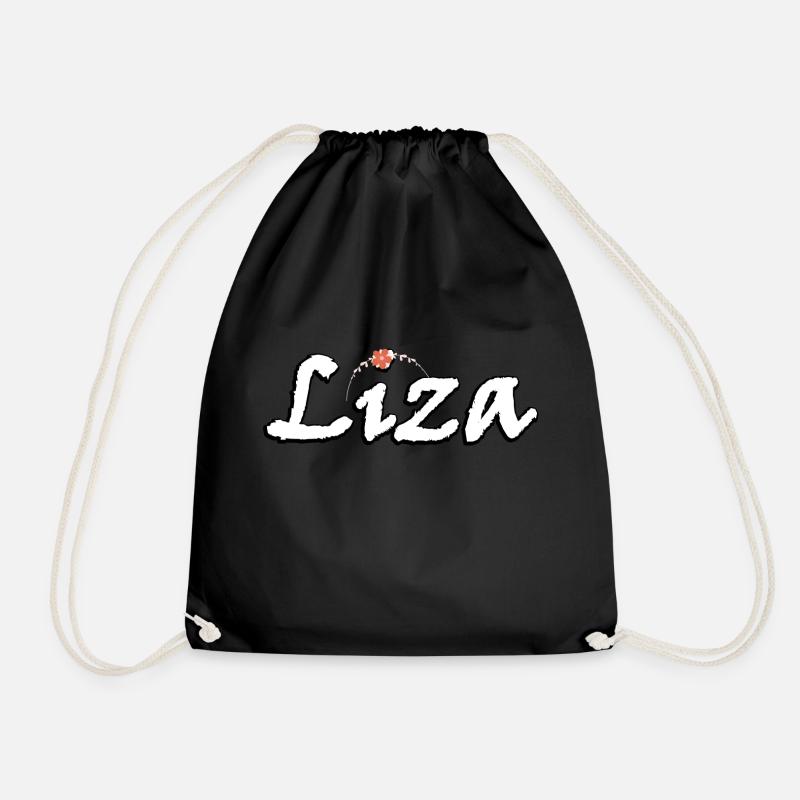 LIZA - Drawstring Bag - black