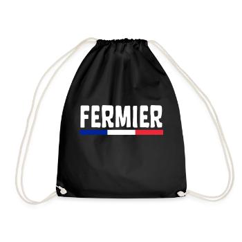 Fermier Français - Sac de sport léger - noir - Devant